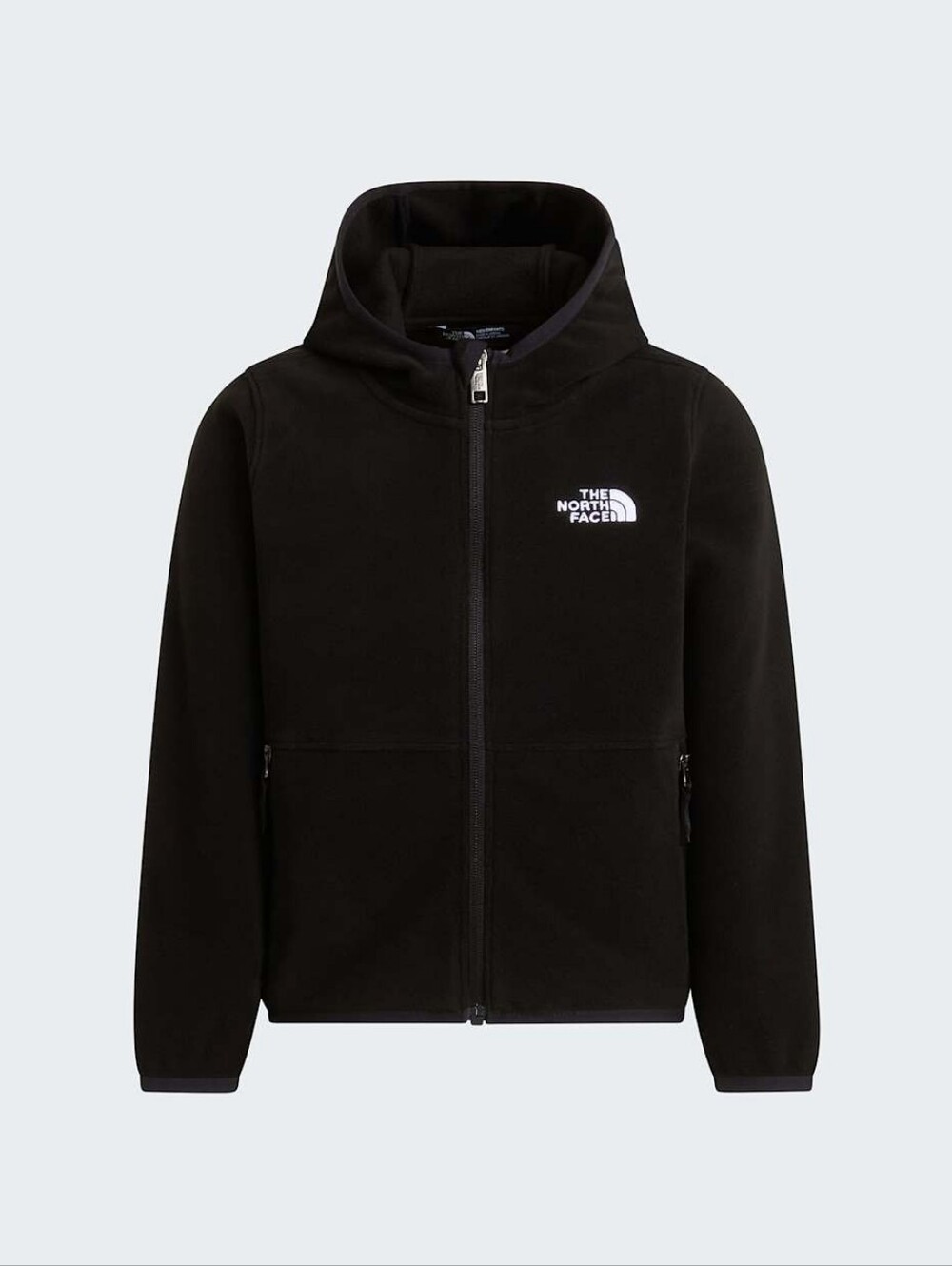 The North Face Womens Black Full-Zip Fleece Jacket Size Large NWT